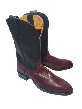 NEW VINTAGE Alberta Kangaroo Wellington Cowboy Boot 10.5 B (New Old Stock)